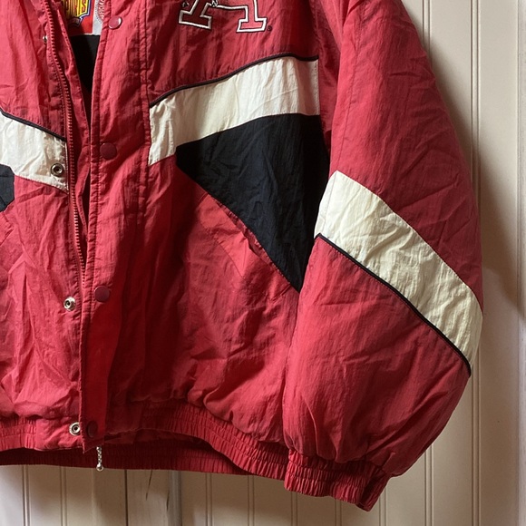 90s Arkansas Razorbacks Jacket Coat L Vintage Basketball Football U of A - Picture 4 of 9
